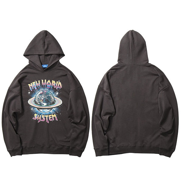 New World System Pullover Hoodie