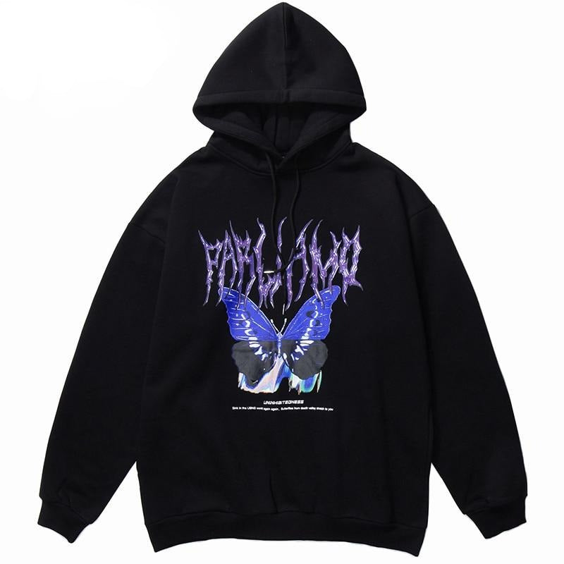 Purple Butterfly Hoodie