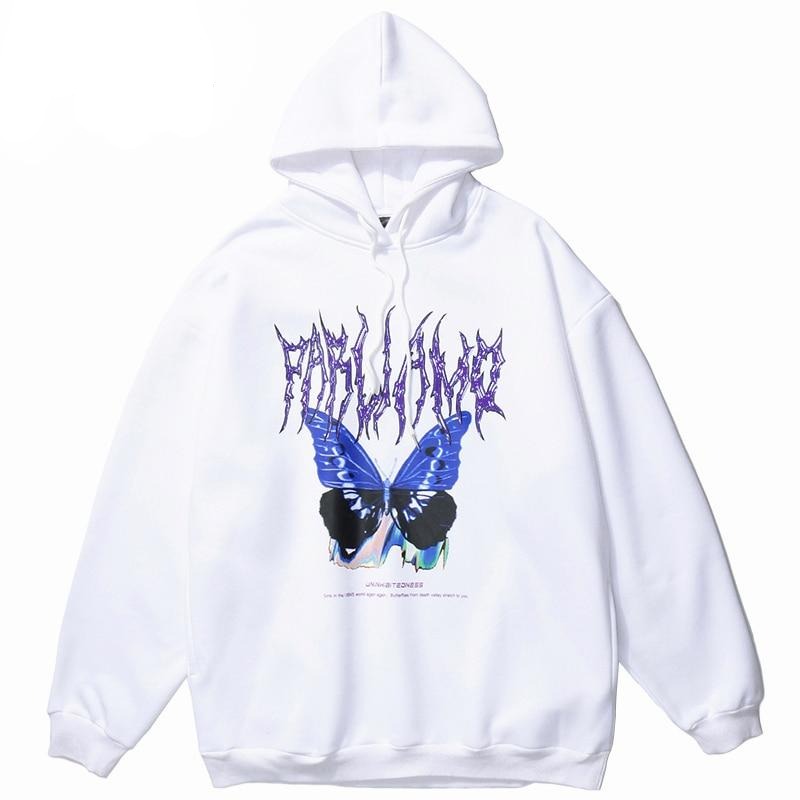 Purple Butterfly Hoodie