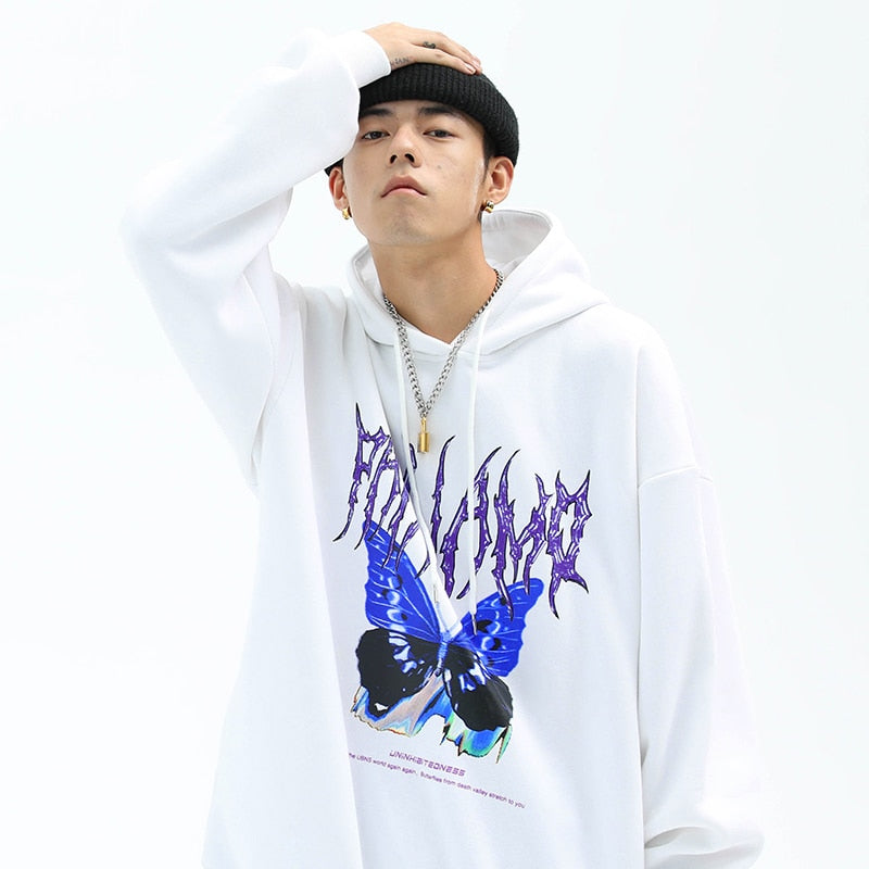 Purple Butterfly Hoodie