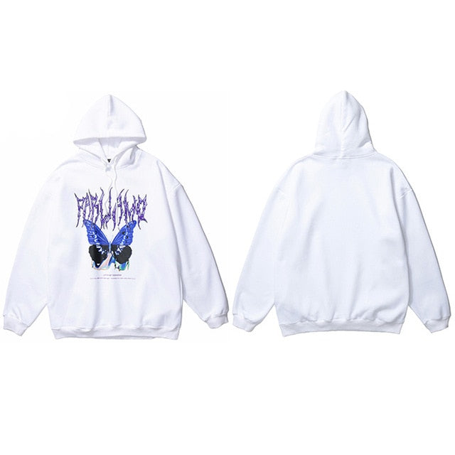 Purple Butterfly Hoodie