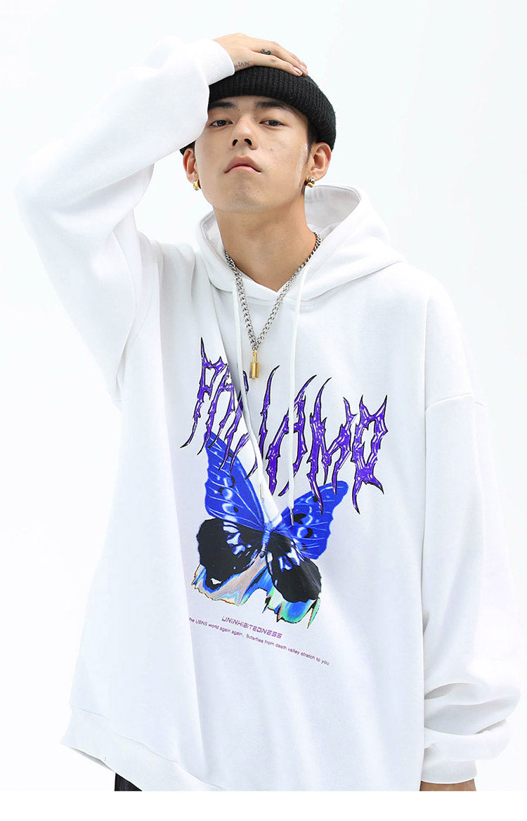 Purple Butterfly Hoodie