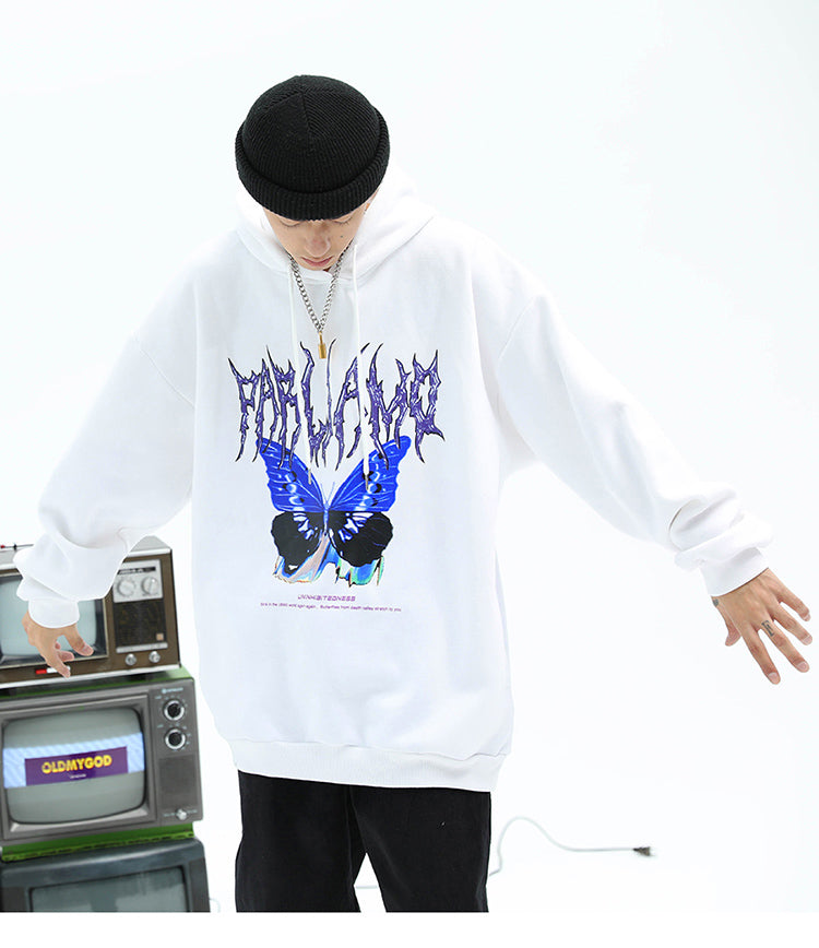 Purple Butterfly Hoodie