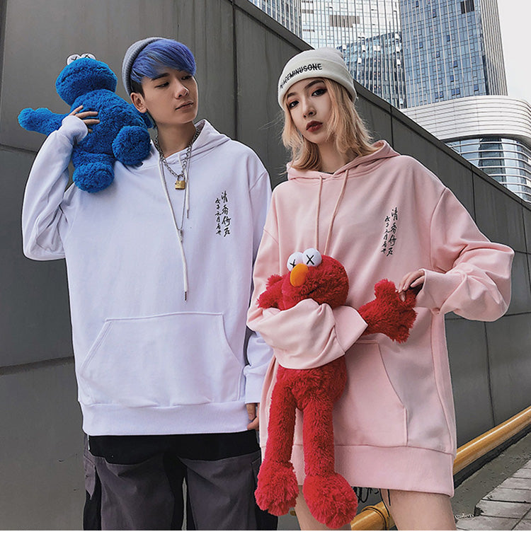 Floral Bird Print Hoodie