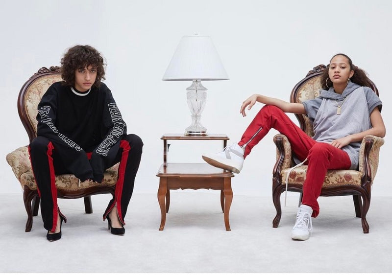 Side Patchwork track pants - RIGHTOUTFIT