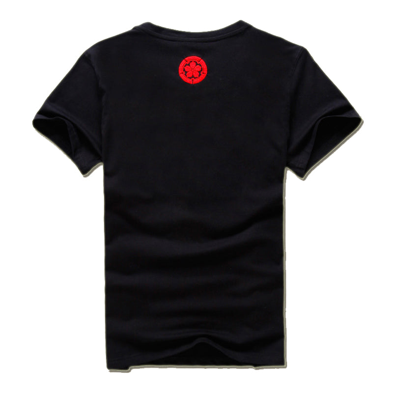 Cotton Embroidery Dragon t-shirt - RIGHTOUTFIT