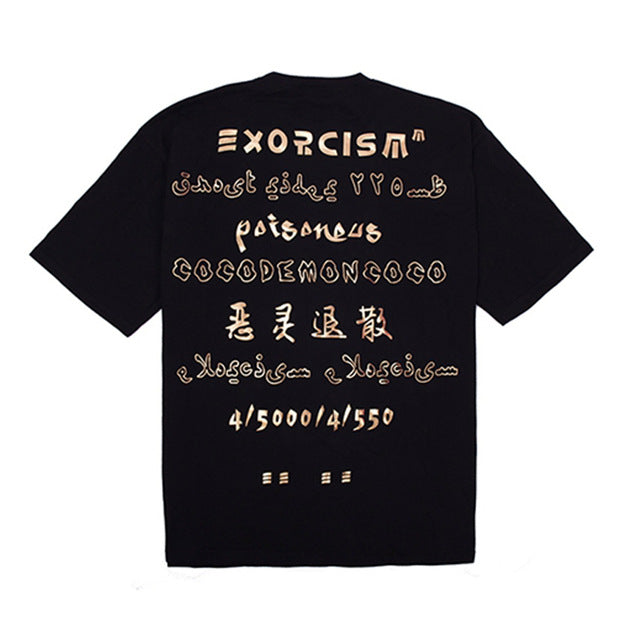 17SS joint letter t-shirt - RIGHTOUTFIT