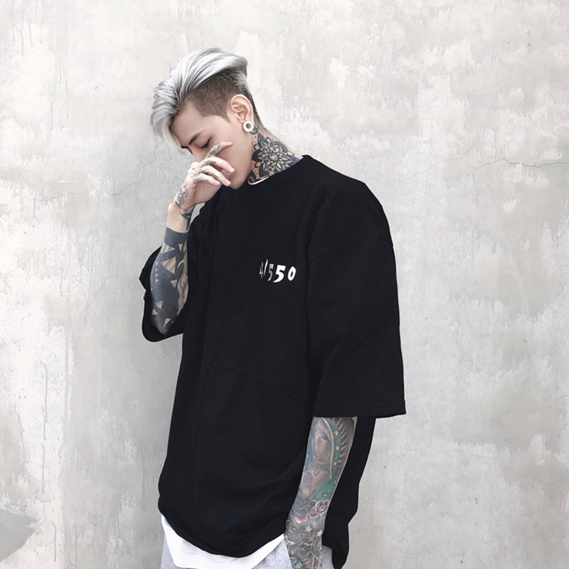 17SS joint letter t-shirt - RIGHTOUTFIT