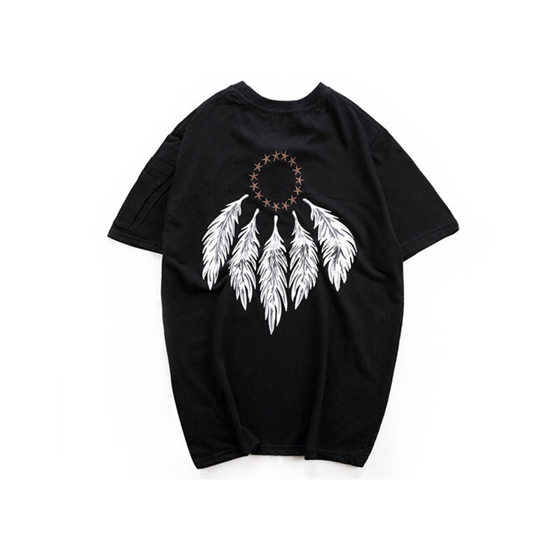 Print+Embroidery Short Sleeve - RIGHTOUTFIT