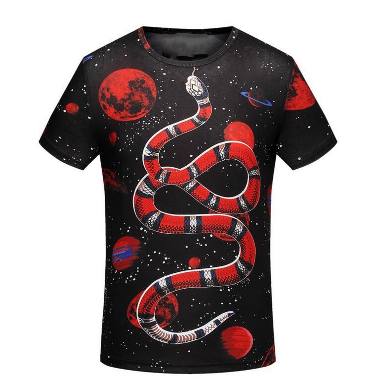 Sky Space Red snake tee - RIGHTOUTFIT