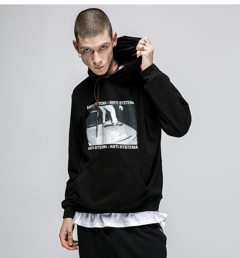 Personality Picture Pullover Hoodie - RIGHTOUTFIT