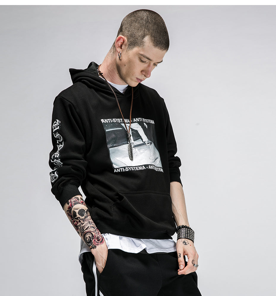Personality Picture Pullover Hoodie - RIGHTOUTFIT