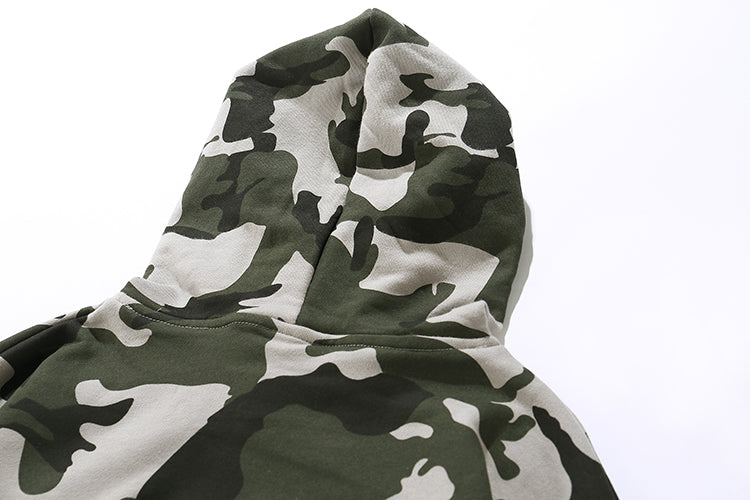 Applique oversized Pullover Hoodies - RIGHTOUTFIT