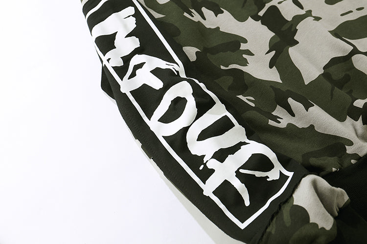 Applique oversized Pullover Hoodies - RIGHTOUTFIT