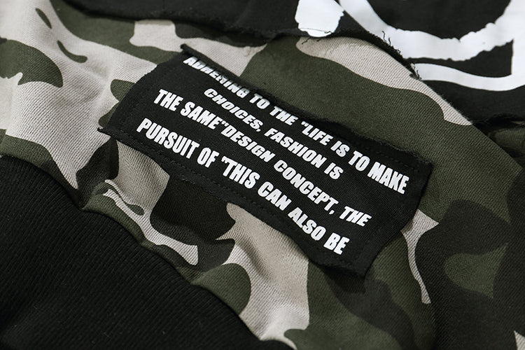 Applique oversized Pullover Hoodies - RIGHTOUTFIT