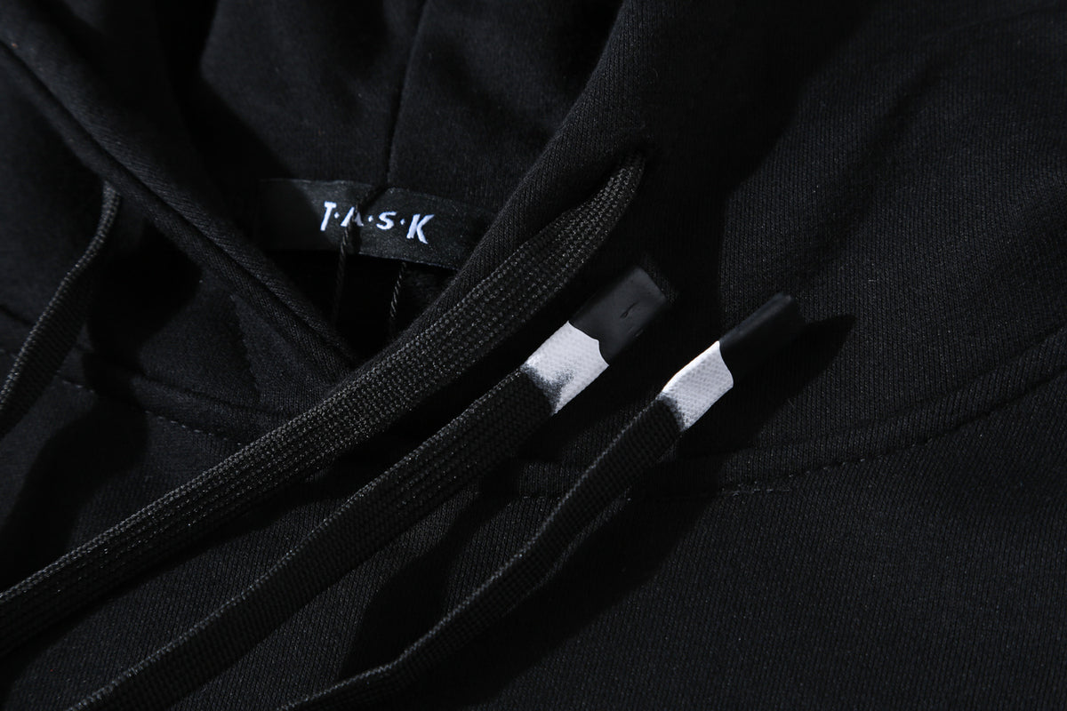 V Rose Embroidery hoodie - RIGHTOUTFIT