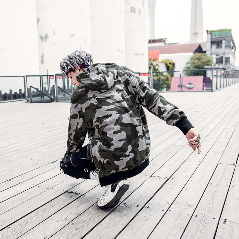 Fashion camo hoodie - RIGHTOUTFIT