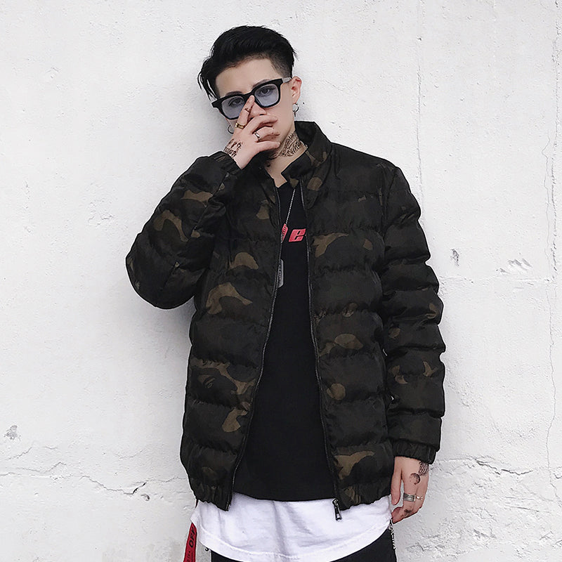 Thick Jacket Ma1 Bomber Coat Camouflage - RIGHTOUTFIT