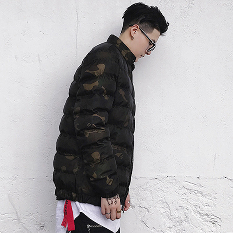 Thick Jacket Ma1 Bomber Coat Camouflage - RIGHTOUTFIT