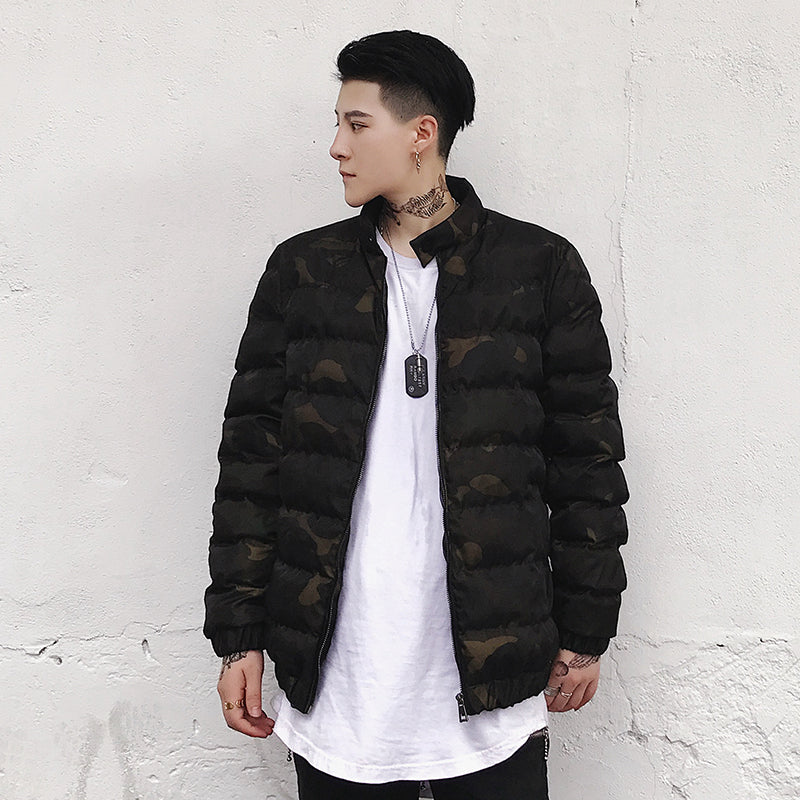 Thick Jacket Ma1 Bomber Coat Camouflage - RIGHTOUTFIT