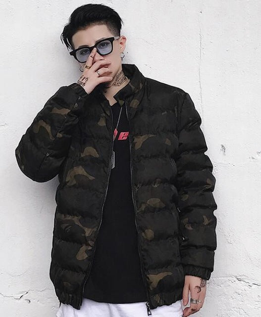 Thick Jacket Ma1 Bomber Coat Camouflage - RIGHTOUTFIT