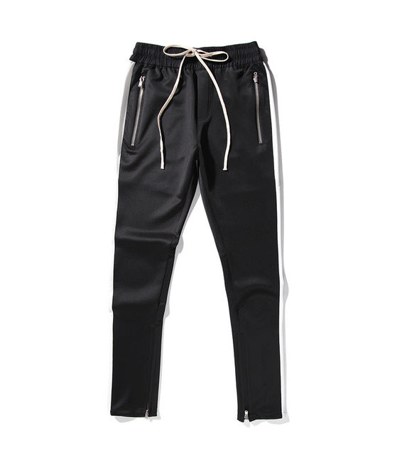 Side Patchwork track pants - RIGHTOUTFIT
