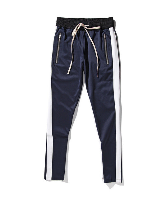 Side Patchwork track pants - RIGHTOUTFIT