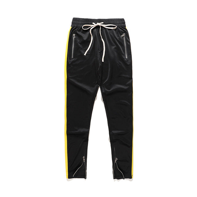 Side Patchwork track pants - RIGHTOUTFIT
