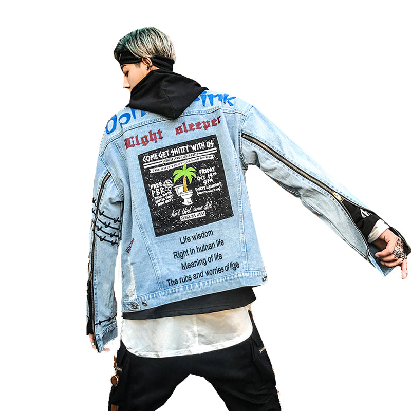 Light Denim jacket - RIGHTOUTFIT