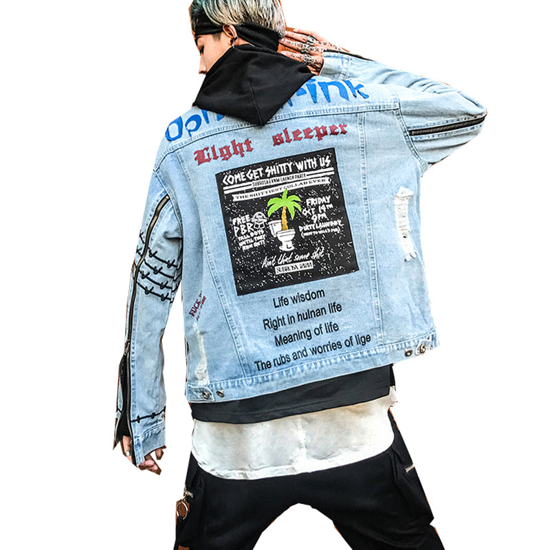 Light Denim jacket - RIGHTOUTFIT