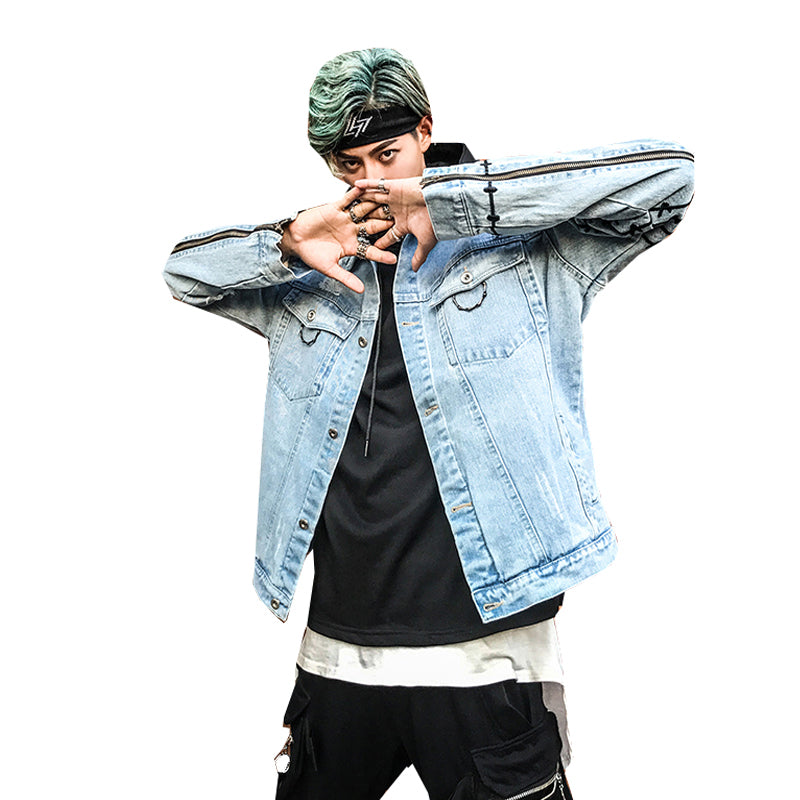 Light Denim jacket - RIGHTOUTFIT