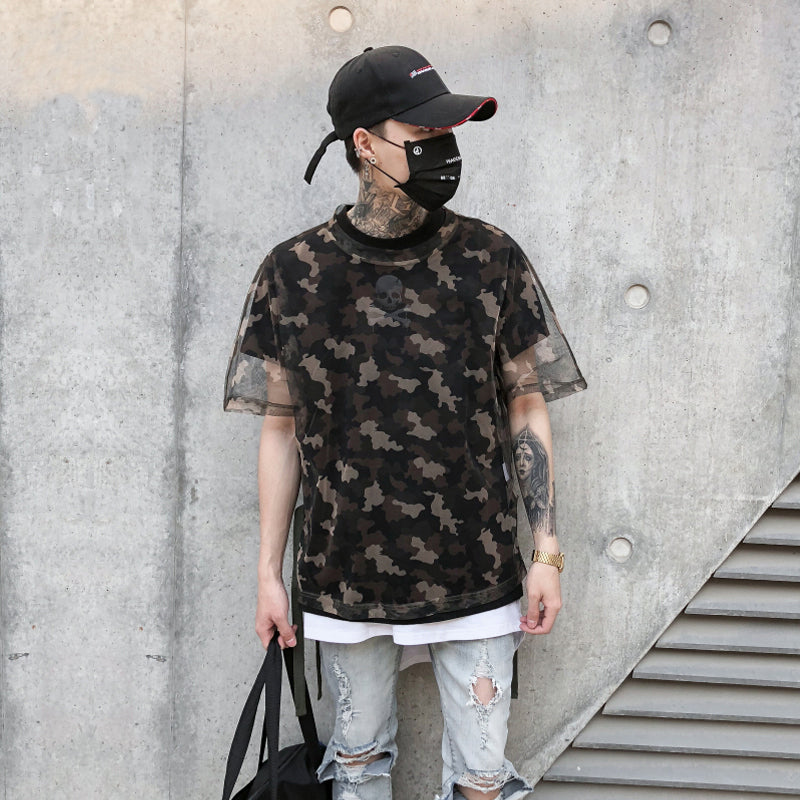 Mens Shirt camouflage shirt - RIGHTOUTFIT