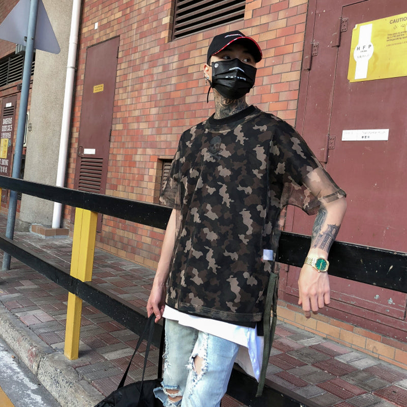 Mens Shirt camouflage shirt - RIGHTOUTFIT