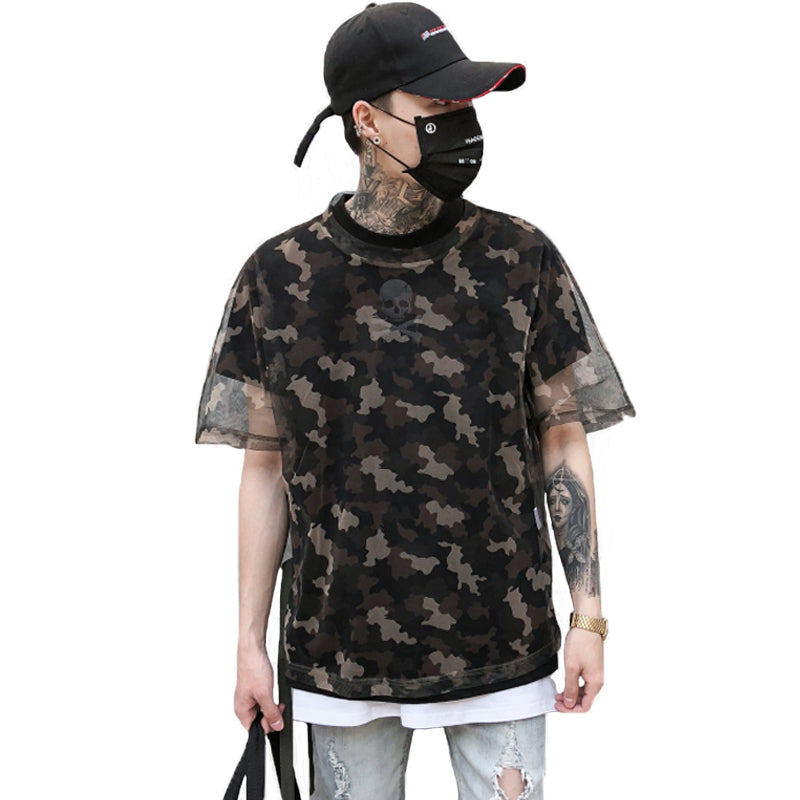 Mens Shirt camouflage shirt - RIGHTOUTFIT