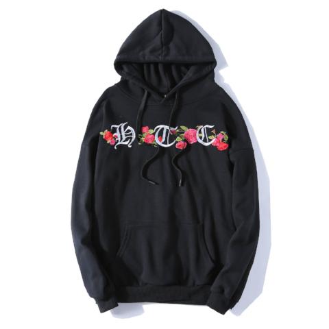 Rose Embroidery star jacket - RIGHTOUTFIT