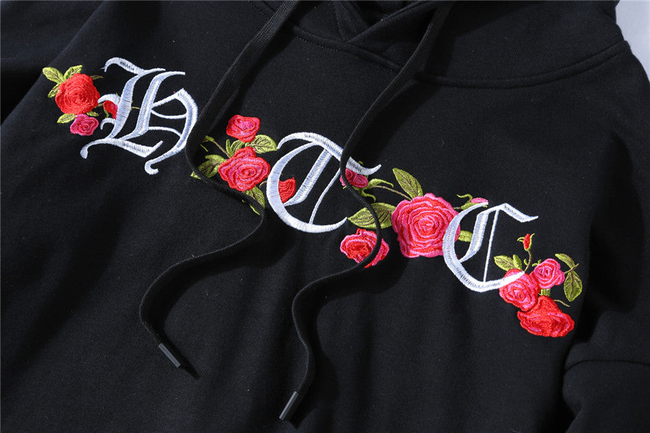 Rose Embroidery star jacket - RIGHTOUTFIT