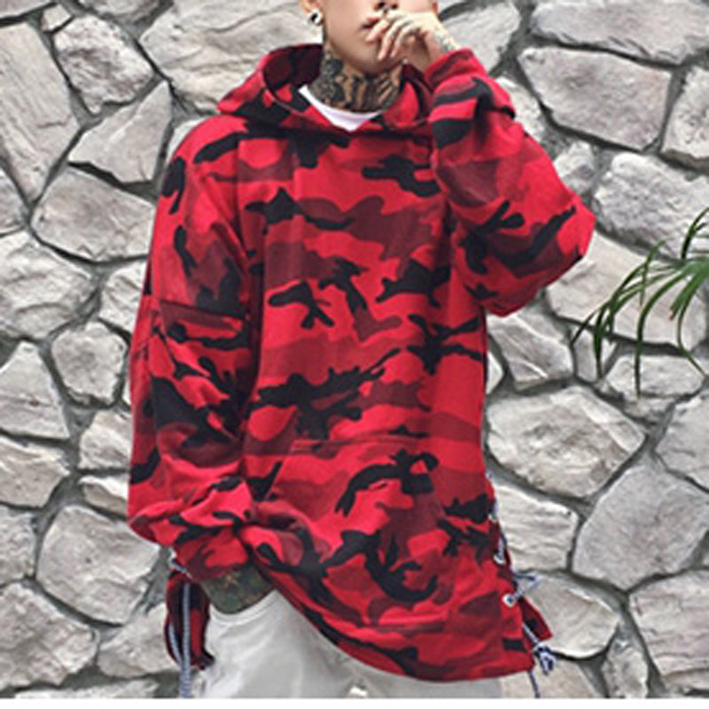 pullover camouflage hoodie - RIGHTOUTFIT