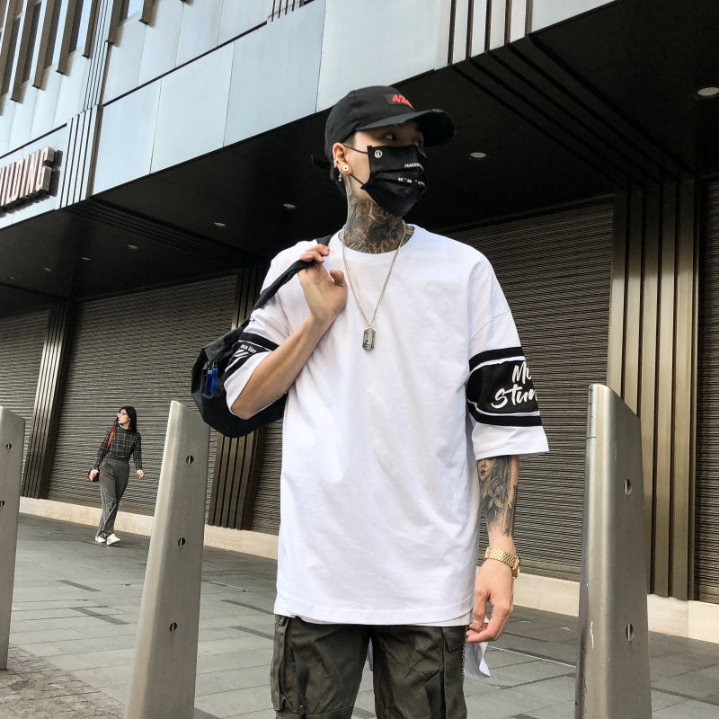 Novelty Letter T-shirt - RIGHTOUTFIT