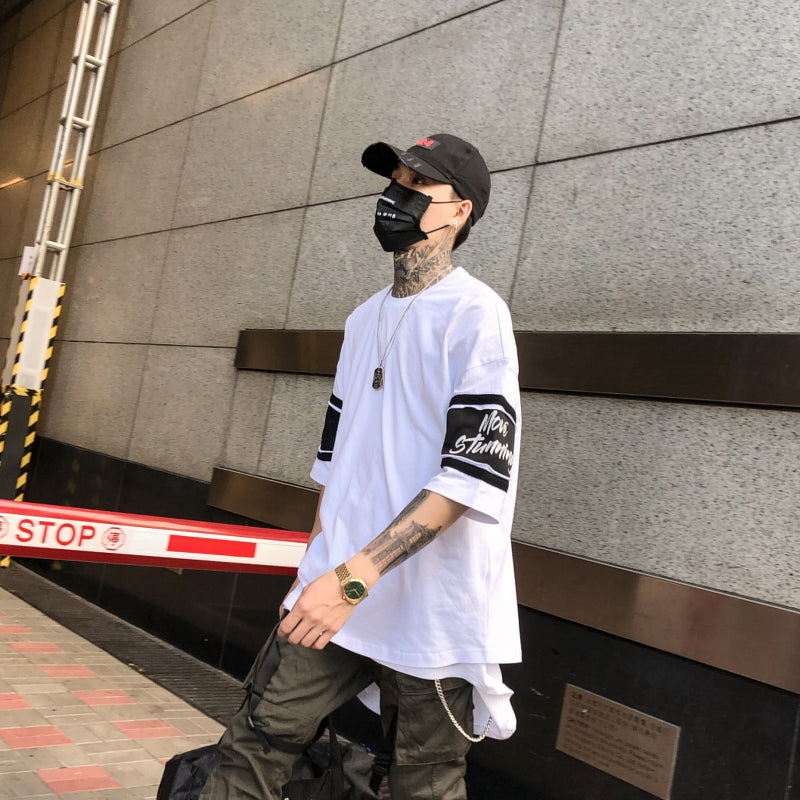 Novelty Letter T-shirt - RIGHTOUTFIT