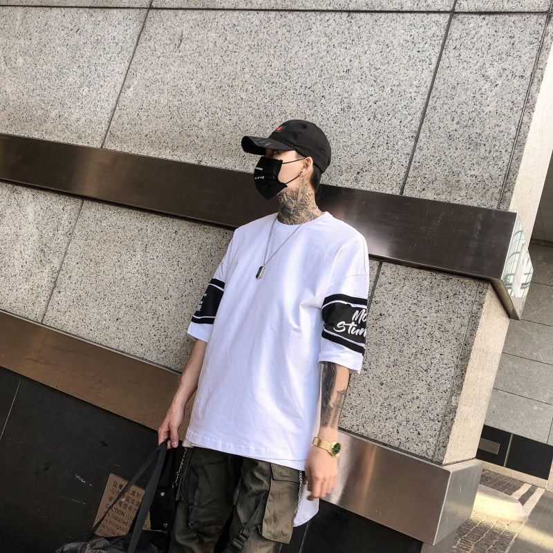 Novelty Letter T-shirt - RIGHTOUTFIT