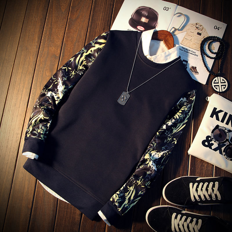Floral Print Sweatshirt - RIGHTOUTFIT