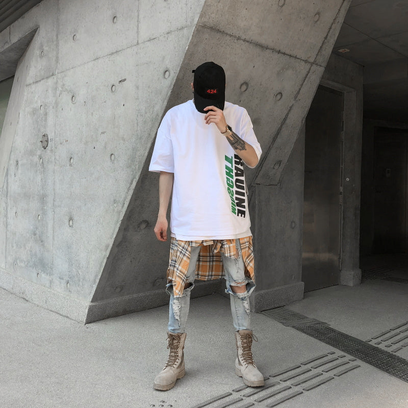 aind print tee - RIGHTOUTFIT