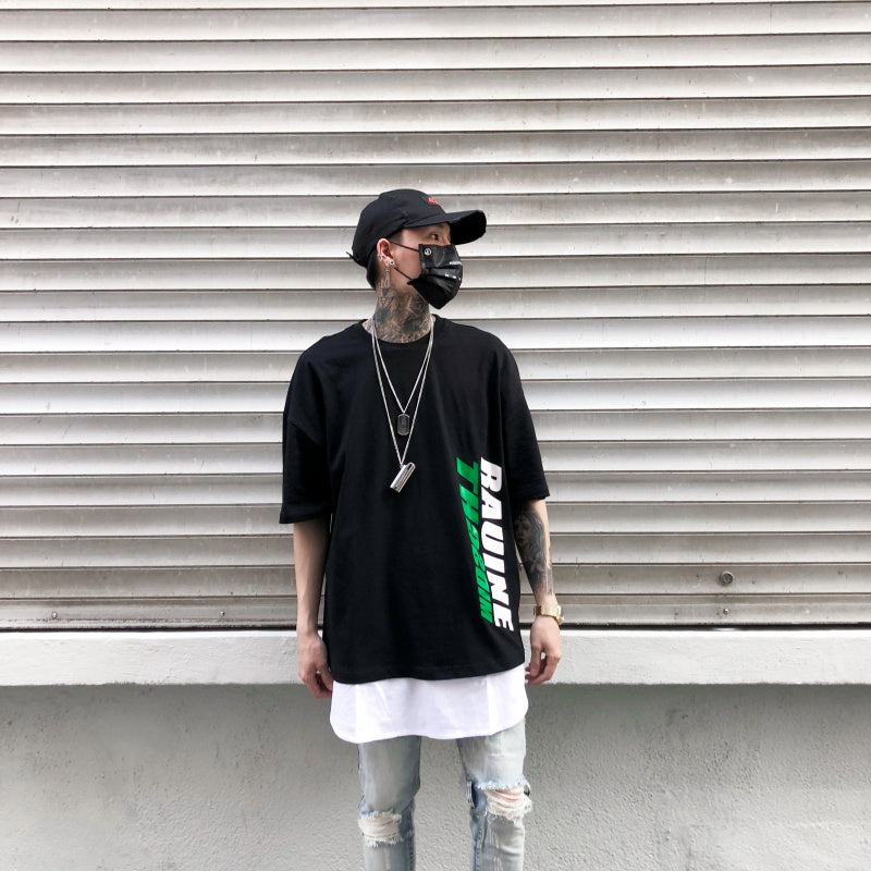 aind print tee - RIGHTOUTFIT