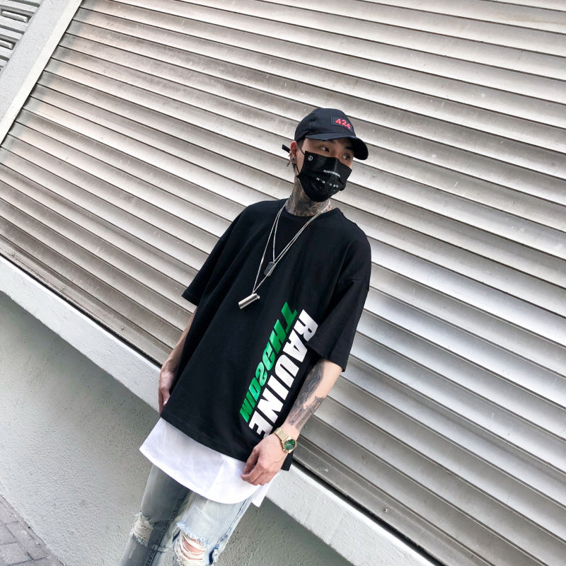 aind print tee - RIGHTOUTFIT