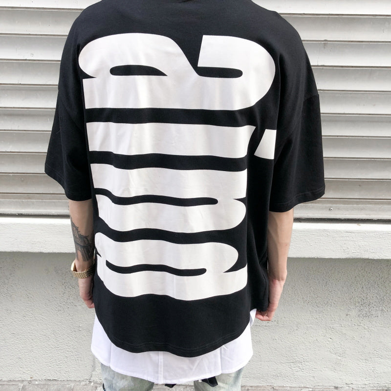 aind print tee - RIGHTOUTFIT