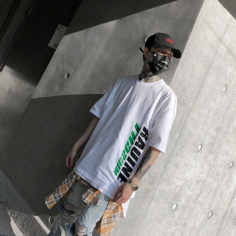 aind print tee - RIGHTOUTFIT