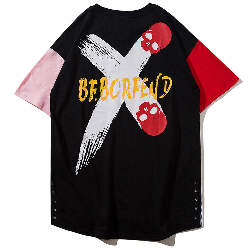 Hit Color Spliced Tee - RIGHTOUTFIT