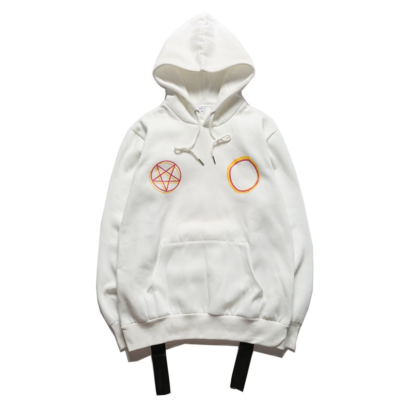 Five Awn Star Magic Array Black Hoodie - RIGHTOUTFIT