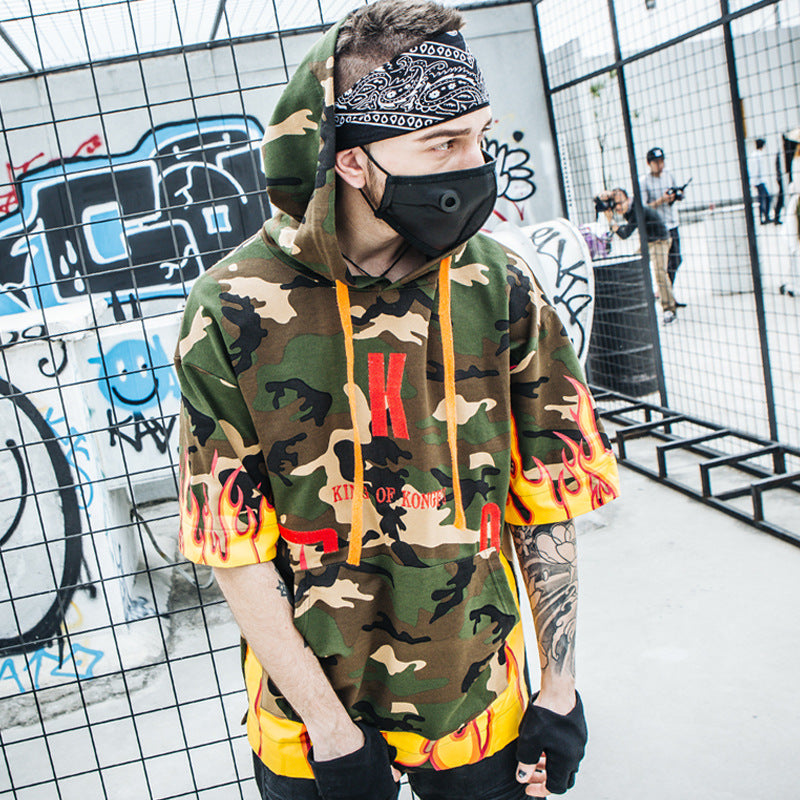 Flames camo Hoodie - RIGHTOUTFIT