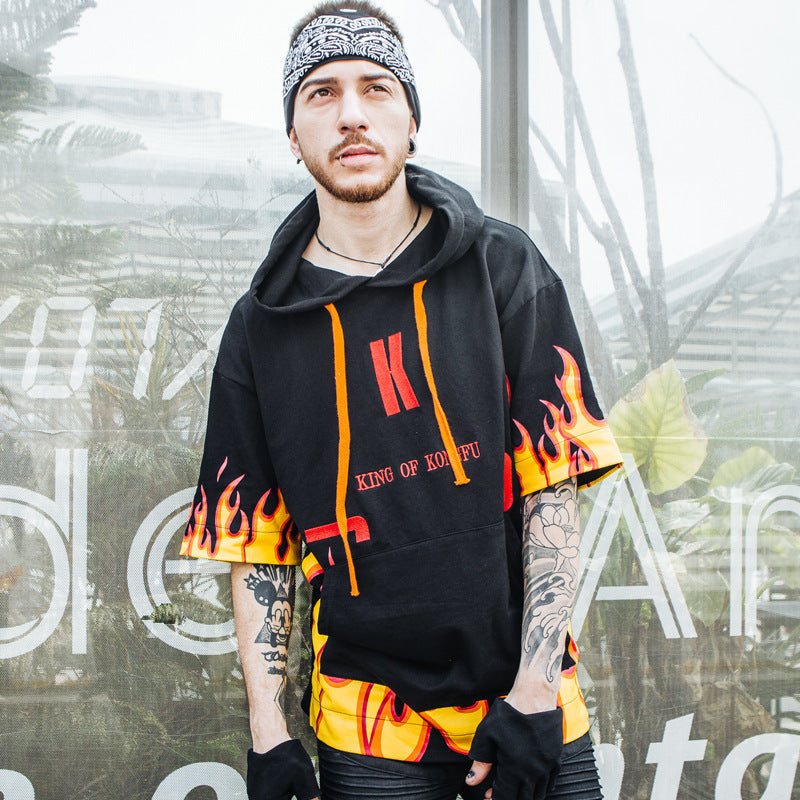 Flames camo Hoodie - RIGHTOUTFIT